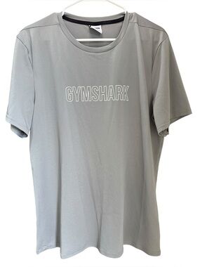 Gymshark Men's Grey Performance Athletic T-Shirt Size XL